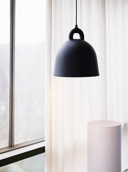 Viseće Svjetiljka Normann Copenhagen, Crno, Dnevna soba, Aluminij