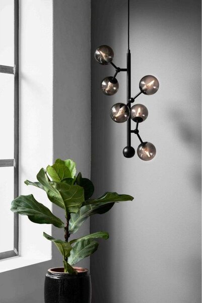 Viseće Svjetiljka Halo Design, Sivo, Blagovaonica, Metal