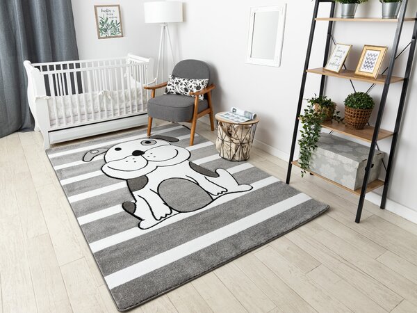 Tepih PETIT PUPPY ŠTENCI PS Siva