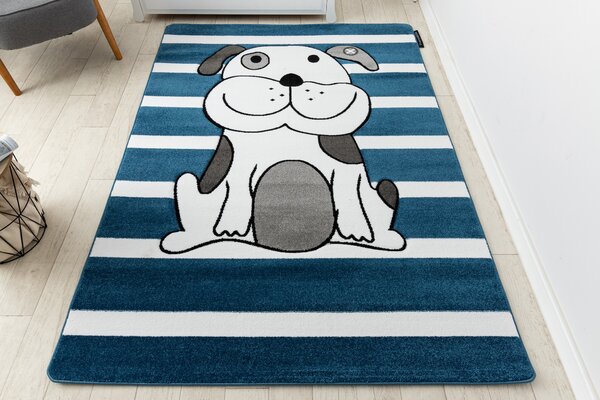 Tepih PETIT PUPPY ŠTENCI PS plava