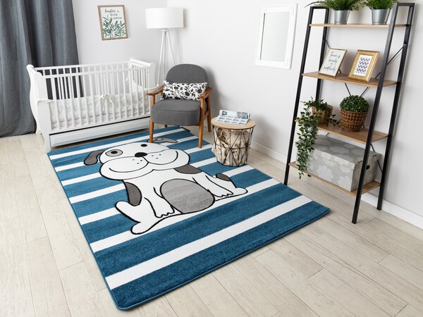 Tepih PETIT PUPPY ŠTENCI PS plava