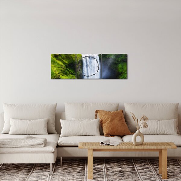 Slika - Vodopad Skogafoss (sa satom) (90x30 cm)