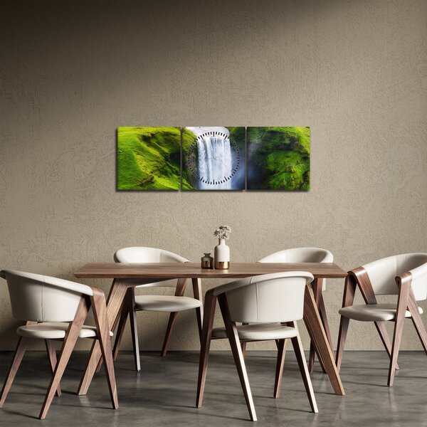 Slika - Vodopad Skogafoss (sa satom) (90x30 cm)