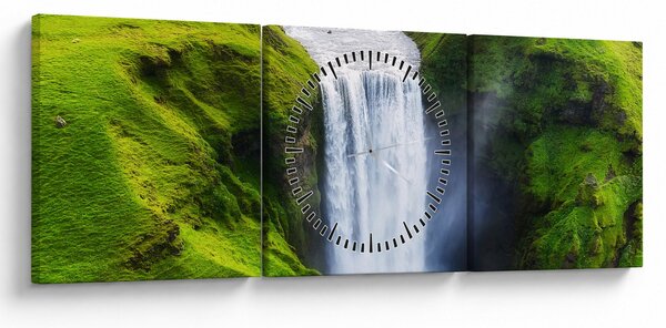 Slika - Vodopad Skogafoss (sa satom) (90x30 cm)