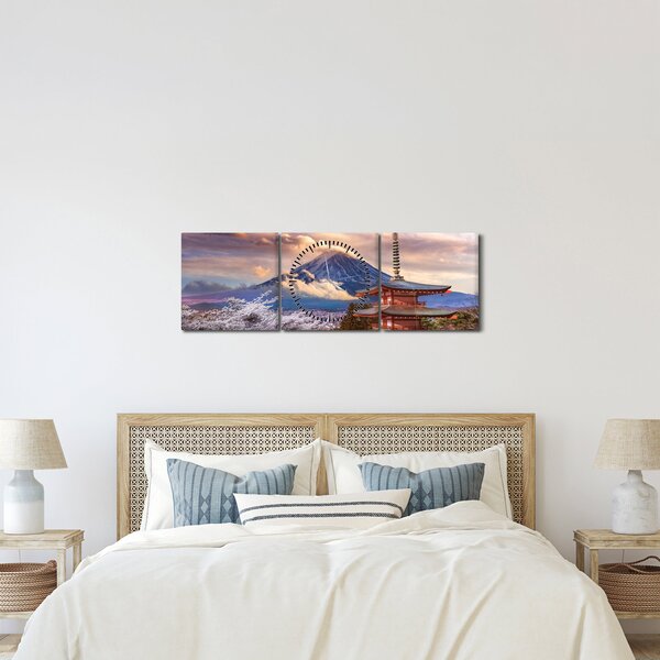 Slika - Planina Fuji (sa satom) (90x30 cm)
