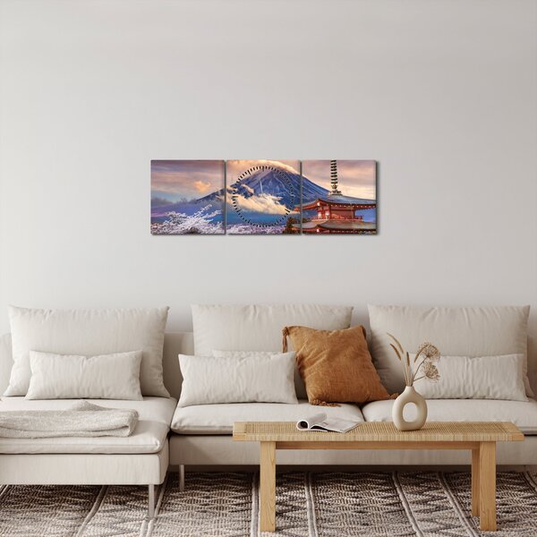 Slika - Planina Fuji (sa satom) (90x30 cm)