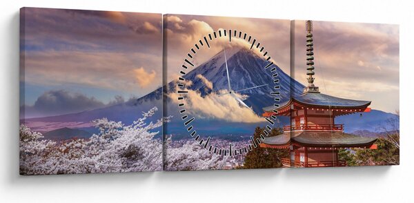 Slika - Planina Fuji (sa satom) (90x30 cm)