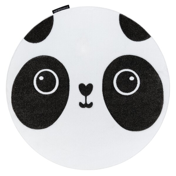 Tepih PETIT PANDA krug Bijela