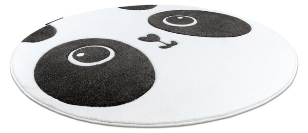 Tepih PETIT PANDA krug Bijela