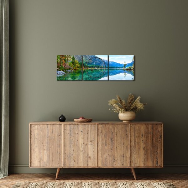 Slika - Jezero Hintersee (sa satom) (90x30 cm)