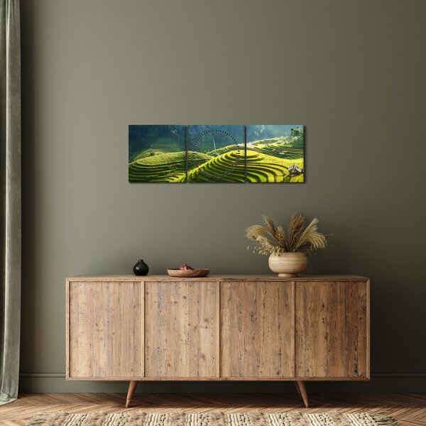 Slika - Koncert na rižinim terasama (sa satom) (90x30 cm)