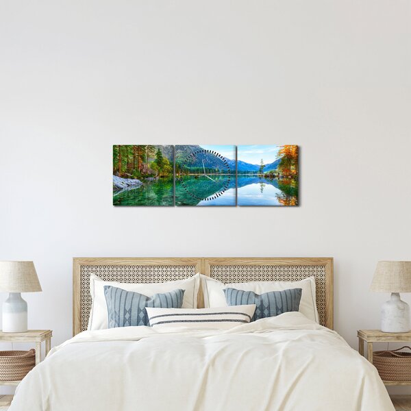 Slika - Jezero Hintersee (sa satom) (90x30 cm)