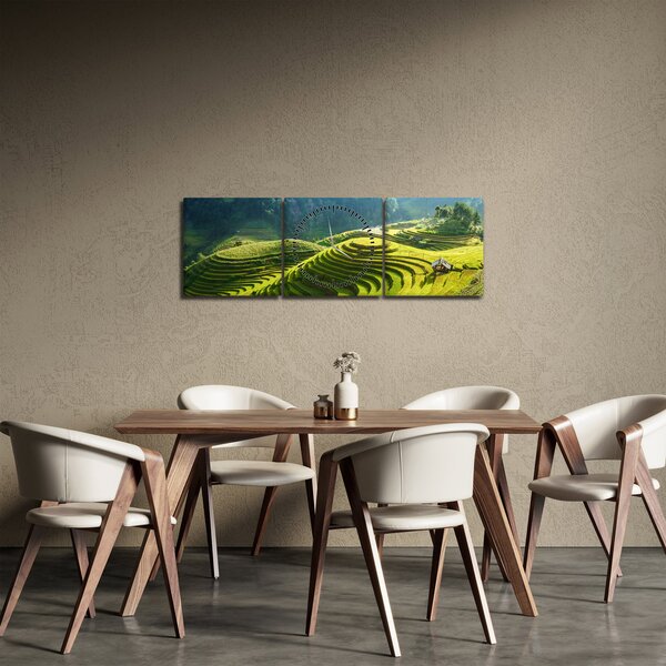Slika - Koncert na rižinim terasama (sa satom) (90x30 cm)