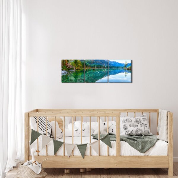 Slika - Jezero Hintersee (sa satom) (90x30 cm)