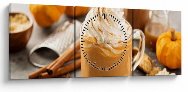 Slika - Latte od bundeve (sa satom) (90x30 cm)
