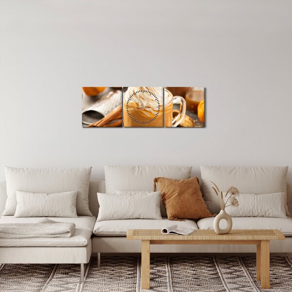 Slika - Latte od bundeve (sa satom) (90x30 cm)