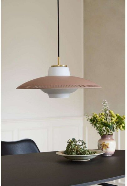 Viseće Svjetiljka Warm Nordic, Opal Shade, prigušiv, Smeđa / hrđa, Blagovaonica, Metal, Skandinavski