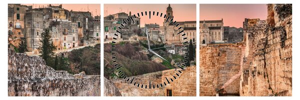 Slika - Gravina u Pugliji, Italija (sa satom) (90x30 cm)