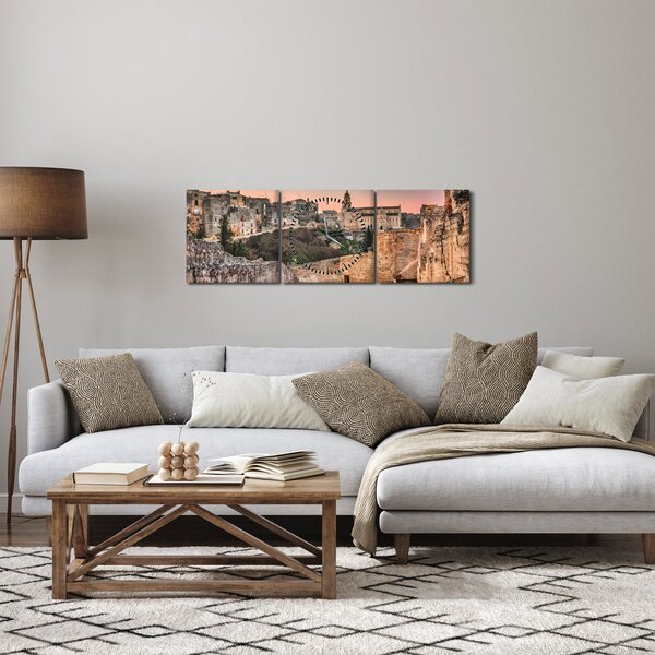 Slika - Gravina u Pugliji, Italija (sa satom) (90x30 cm)