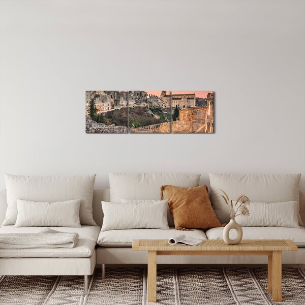 Slika - Gravina u Pugliji, Italija (sa satom) (90x30 cm)