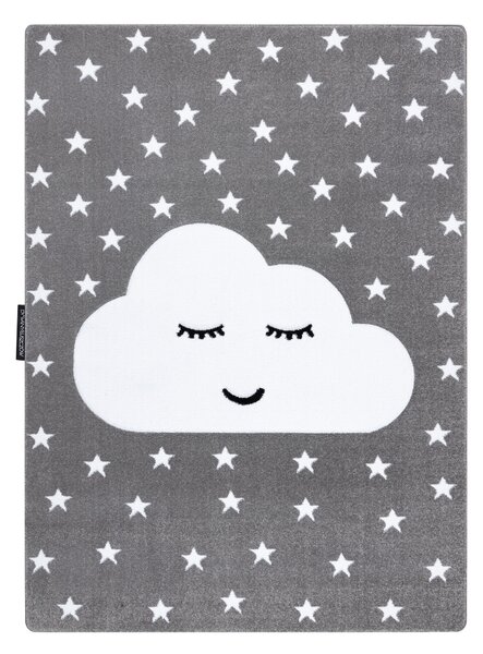 Tepih PETIT CLOUD OBLAK ZVIJEZDICE Siva