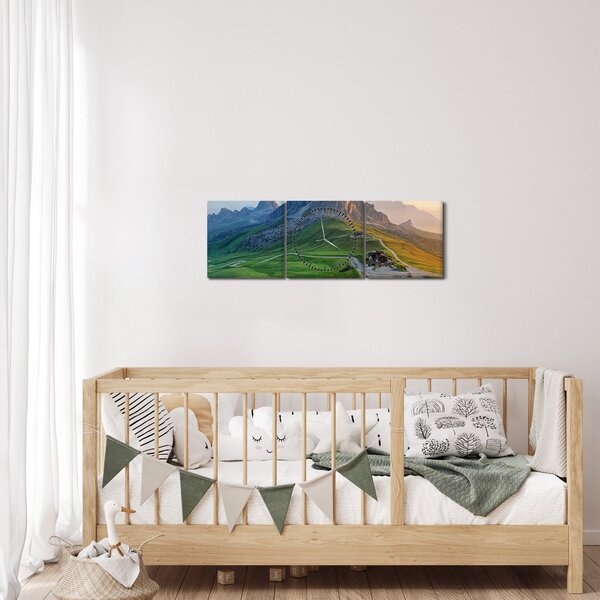 Slika - Dolomiti (sa satom) (90x30 cm)
