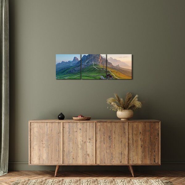 Slika - Dolomiti (sa satom) (90x30 cm)