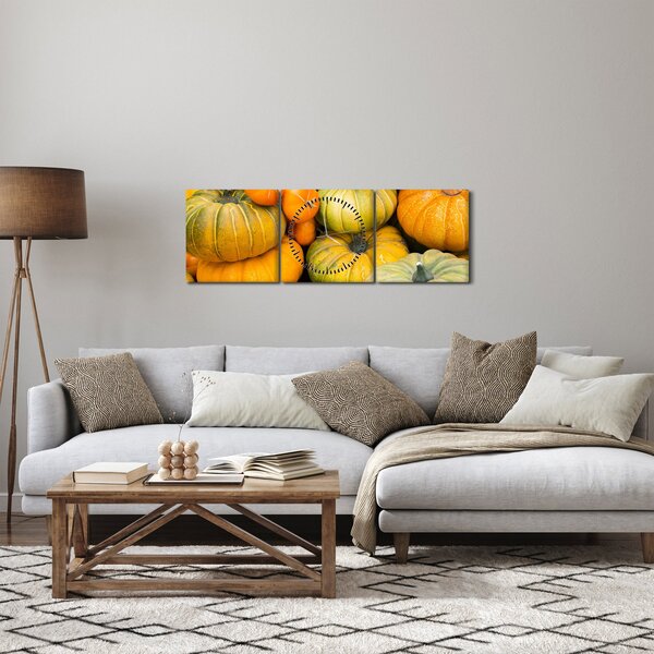Slika - Jesenska bundeva (sa satom) (90x30 cm)