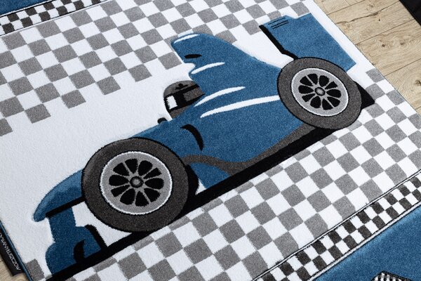 Tepih PETIT RACE TRKAČ FORMULA 1 AUTOMOBIL plava