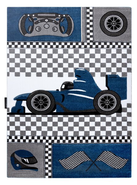 Tepih PETIT RACE TRKAČ FORMULA 1 AUTOMOBIL plava