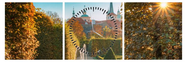 Slika - Palača Wallenstein (sa satom) (90x30 cm)