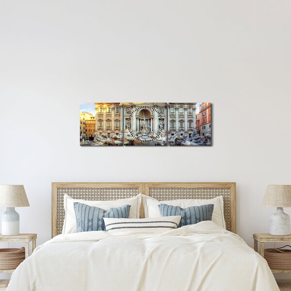 Slika - fontana Trevi (sa satom) (90x30 cm)