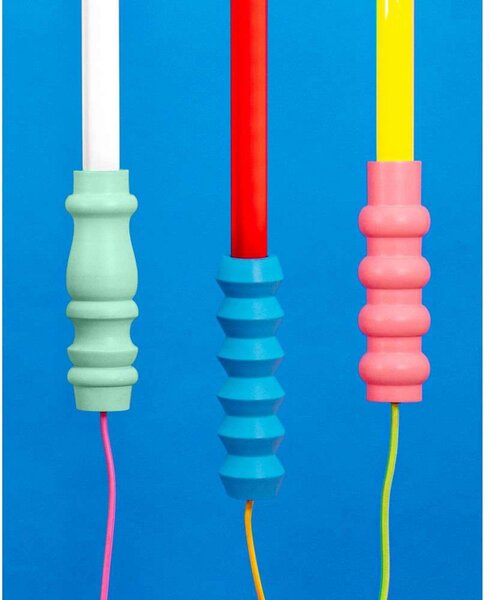 Stolne Lampa SELETTI, Crvena, Dnevna soba, Staklo