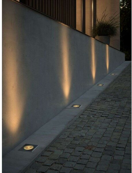 Andor Square Nedgravningsspot Stainless Steel - Nordlux