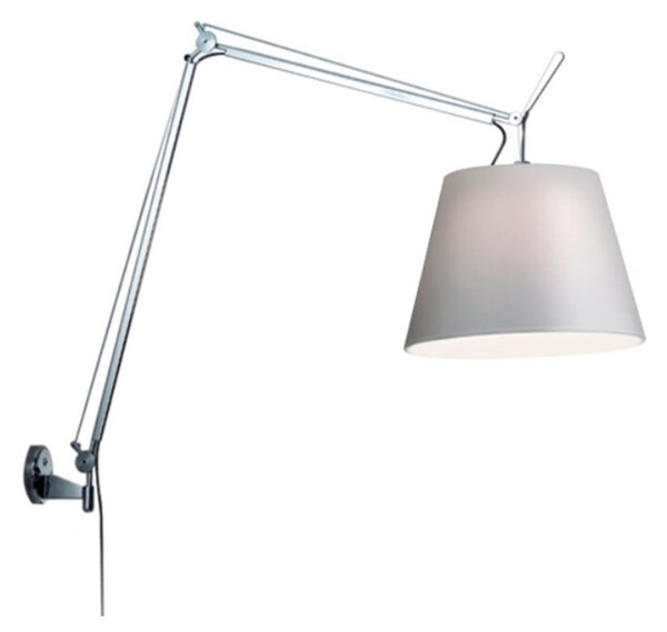 Zidne Svjetiljka Artemide, prigušiv, Metalik, Dnevna soba, Aluminij