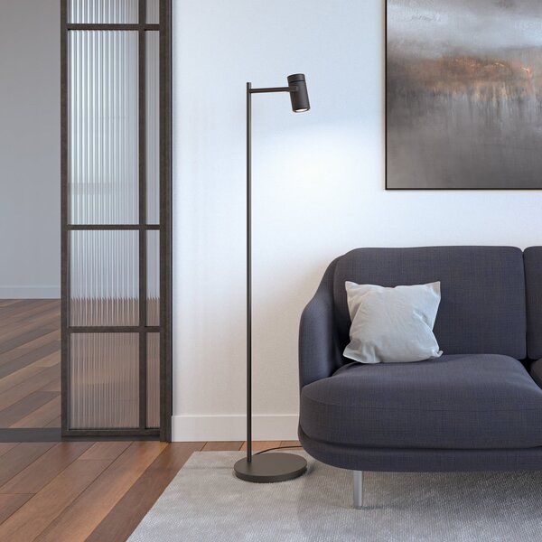 Podne Lampa Herstal, Crno, Dnevna soba, Metal