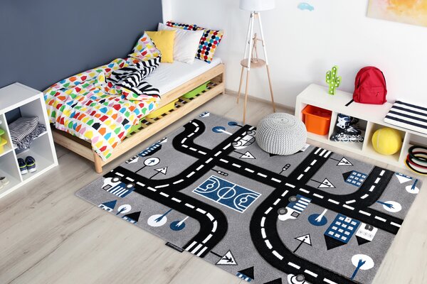 Tepih PETIT CITY GRAD, ULICE ulicama Siva