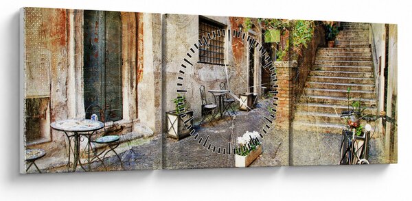 Slika - Stare ulice Rima (sa satom) (90x30 cm)