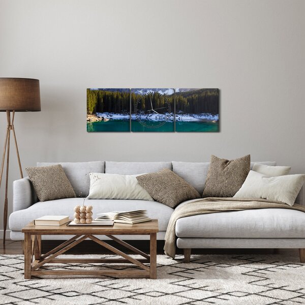 Slika - Jezero Karersee (sa satom) (90x30 cm)