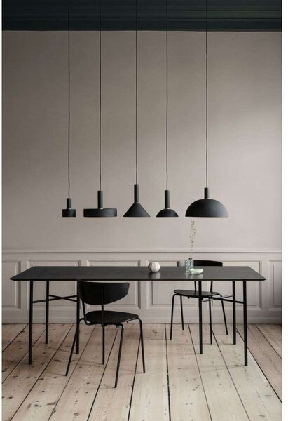 Viseće Svjetiljka ferm LIVING, Crno, Dnevna soba, Metal