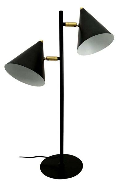 Stolne Lampa Dyberg Larsen, Rouen, Crno, Dnevna soba, Metal, Skandinavski