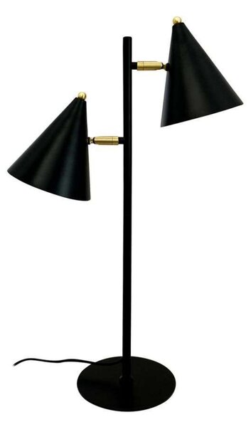 Stolne Lampa Dyberg Larsen, Rouen, Crno, Dnevna soba, Metal, Skandinavski