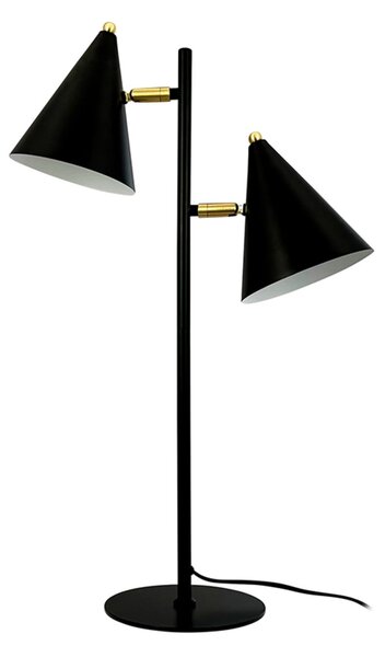 Stolne Lampa Dyberg Larsen, Rouen, Crno, Dnevna soba, Metal, Skandinavski
