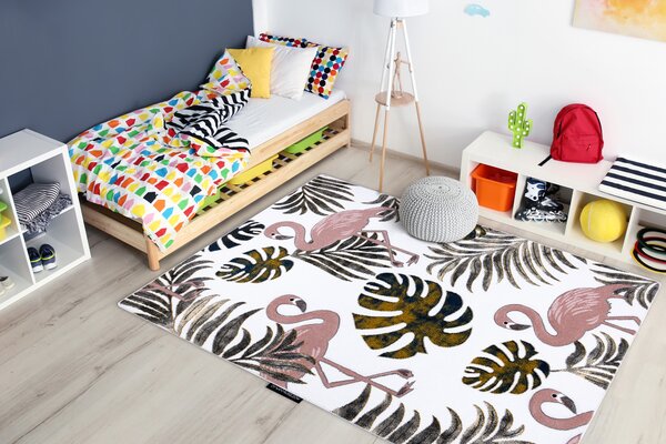 Tepih PETIT GARDEN PLAMENE OSTAVLJA MONSTERY krem