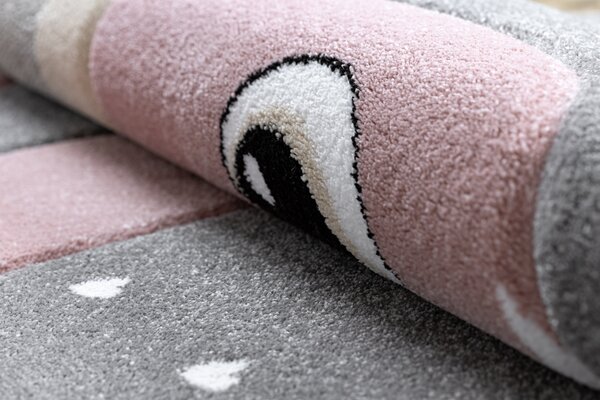 Tepih PETIT FLAMINGOS PLAMENE SRCA Siva