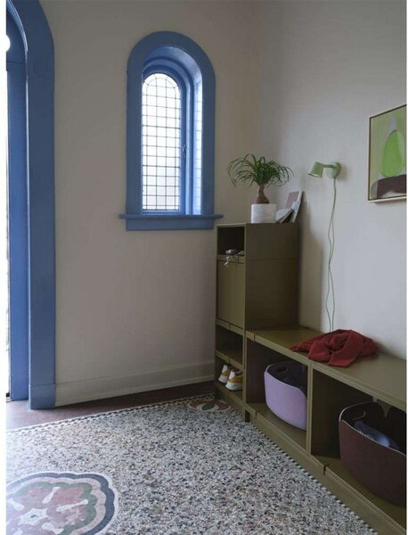 Zidne Svjetiljka Muuto, prigušiv, Zelena, Dnevna soba, Aluminij