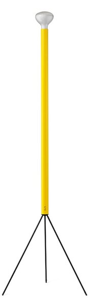 Podne Lampa FLOS, prigušiv, Žuta, Dnevna soba, Metal