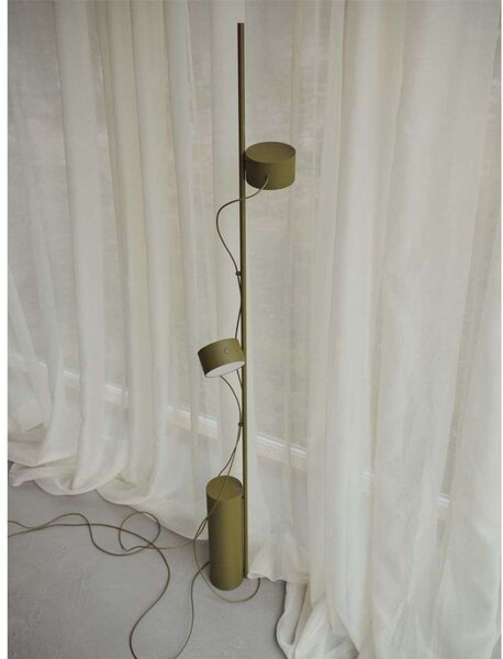 Podne Lampa Muuto, prigušiv, Smeđa / hrđa, Dnevna soba, Metal