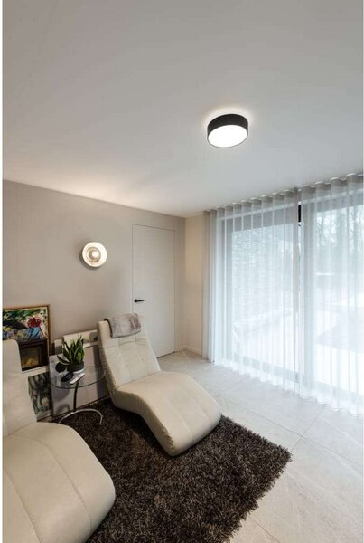 Stropne Svjetiljka SLV, prigušiv, Crno, Dnevna soba, Aluminij