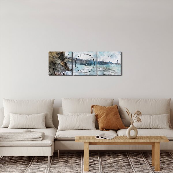 Slika - Greben, akvarel (sa satom) (90x30 cm)